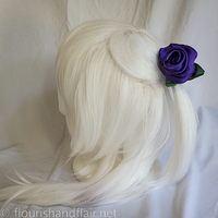 Purple Rose Hair Tie - Thumbnail 5