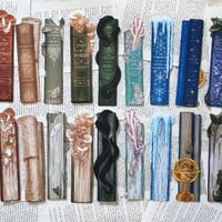 Old Book Spine Bookmarks - Thumbnail 1
