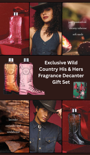 Exclusive Wild Country His & Hers Fragrance Decanter Gift Set