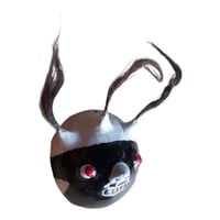 Vibrant Coconut mask. Collectibles. Home decoration. Wall decoration. Interior decoration. Mexican mask. Mexican craft. Mexican Folk Art. - Thumbnail 1