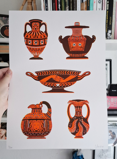 "Vases" (A3 RISO Print)