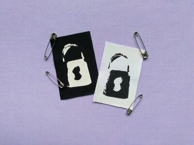 Lock Punk Sew-on Patches