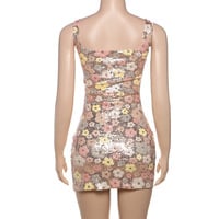 Fashionable and sexy slim-fit square-neck sequined hip-wrapped slit dress - Thumbnail 1