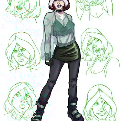 Rogue model sheet - Thumbnail 2