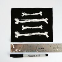 Anatomy & Bones Goth Punk Sew-on Patch Sets Collections - Thumbnail 3