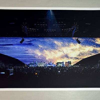 "wreckage" vancouver 24.05.06 - pearl jam dark matter tour - large giclée print 24" x 16"