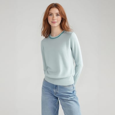 Loose pullover women's niche temperament knitted sweater