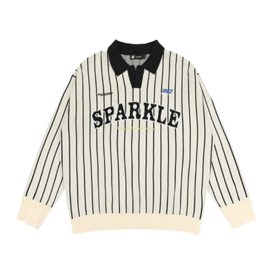 SPARKLE STRIPED SWEATER