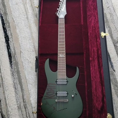 Munky's personally owned, used, and signed ibanez k-7 apex2 prototype guitar