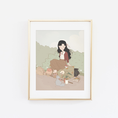 Traveling print