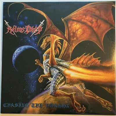 Helms deep - chasing the dragon (new power metal 2lp from nameless grave - members of raven, ice age, monolith, killers, etc.)