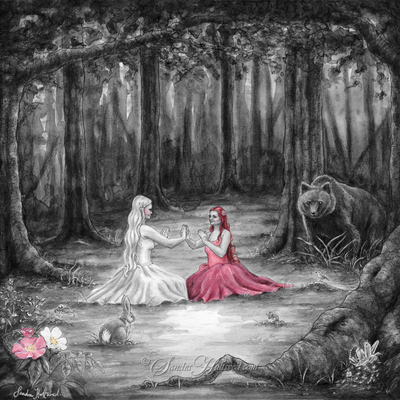 Snow-white & rose-red