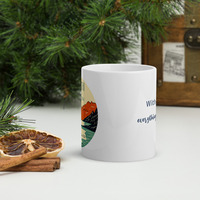 Faith Moves Mountains White glossy mug - Thumbnail 3