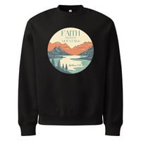 Faith Moves Mountains Oversized heavyweight sweatshirt - Thumbnail 3
