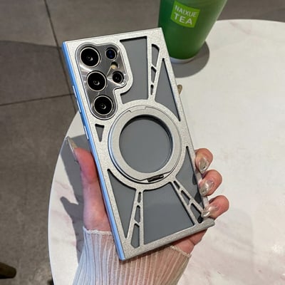Metal Case With Frame For Samsung S25 24 23 SG605