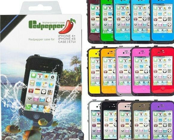 red pepper water proof case iphone 4