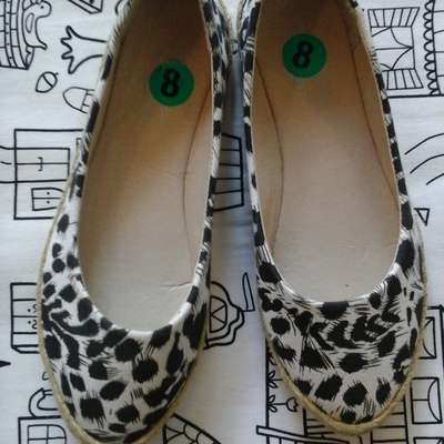 Animal print espadrilles