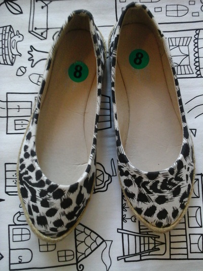 animal print espadrilles