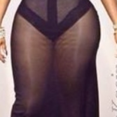 Black arrow mesh dress - Thumbnail 5