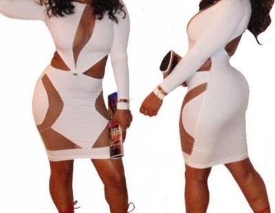 Hollow Out Sexy Bandage Dress
