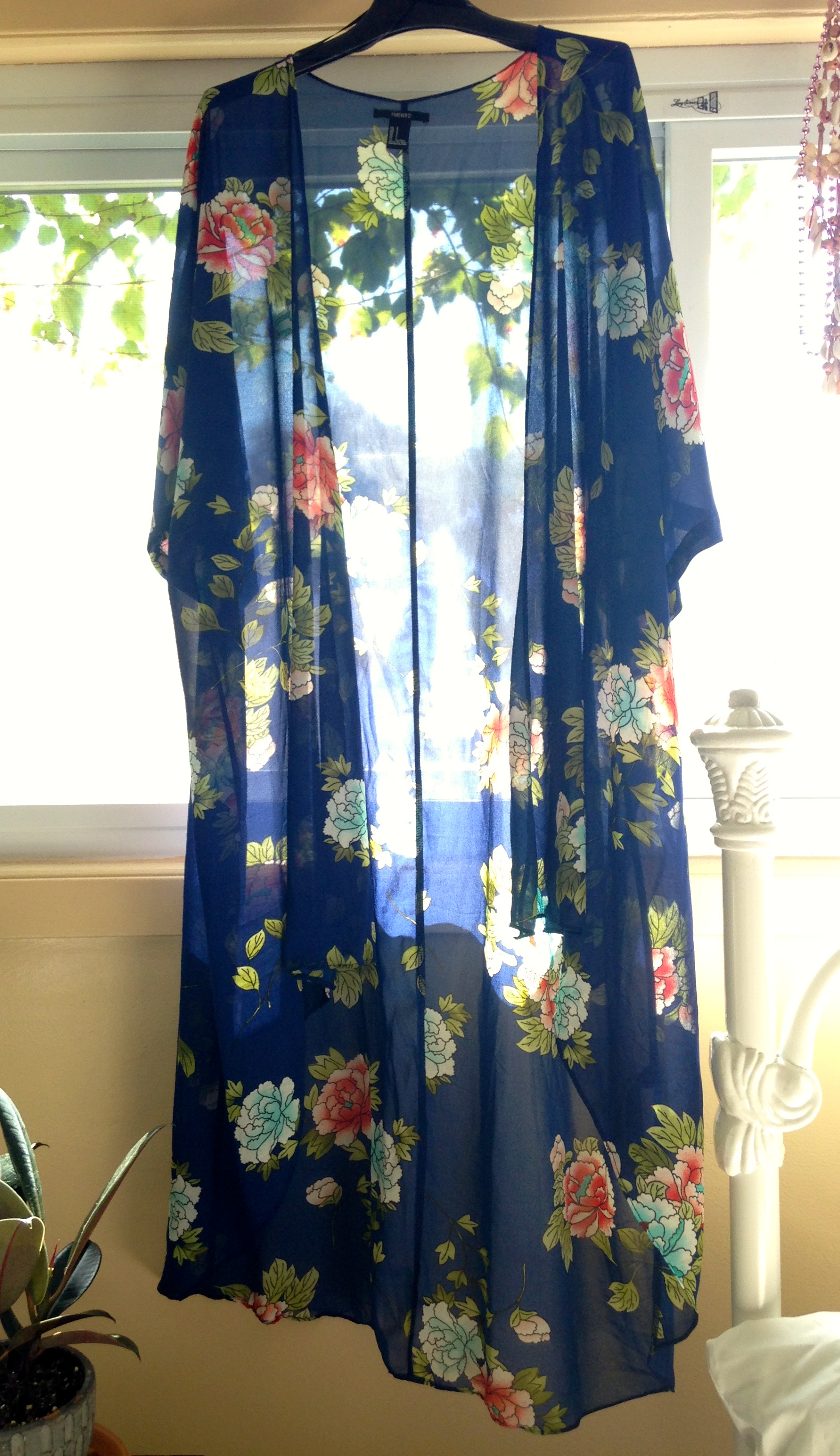 forever 21 floral cardigan