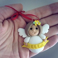 Angel Ornament handmade and customize - Thumbnail 2