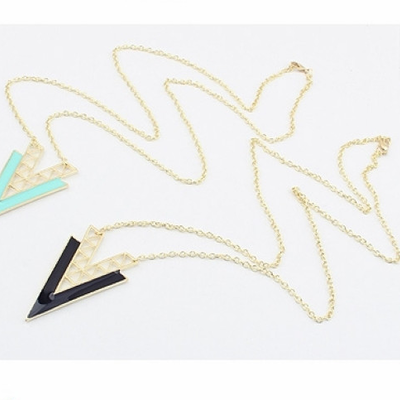 Geometric necklace  - Thumbnail 4