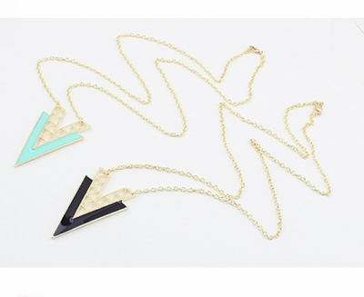 geometric necklace 