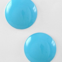 Round button earring - Thumbnail 4