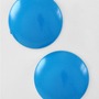 Round button earring-1