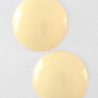 Round button earring - Thumbnail 2