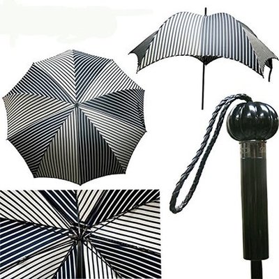Striped pumpkin umbrella