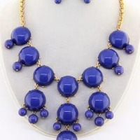 J Crew inspired large bubble necklace - Thumbnail 1