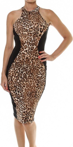 Cheetah print dress