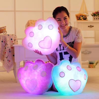Harajuku colorful dream luminous pillow music bear / doll pillow