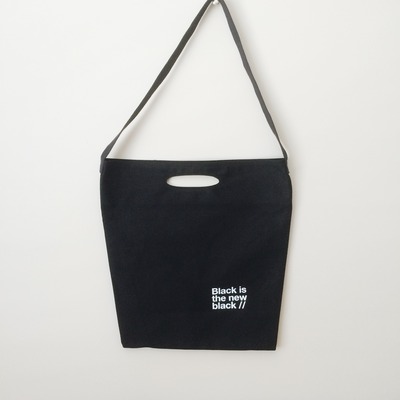 Black Is the New Black Denim Tote