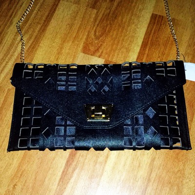 Black Crossbody Clutch Style Purse