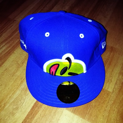 Yums blue fitted hat