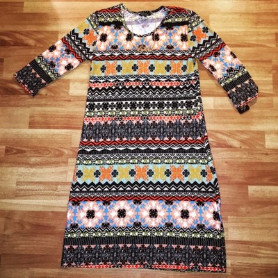 Aztec pattern dress