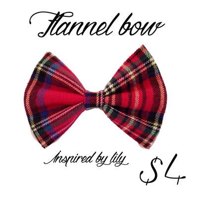 Flannel bow