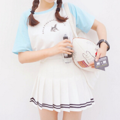 Sailor striped skirt