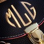 Set of SIX (6) Monogrammed Bridesmaid Clutches-2