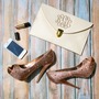 Set of SIX (6) Monogrammed Bridesmaid Clutches-3