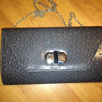 Large gray clutch
