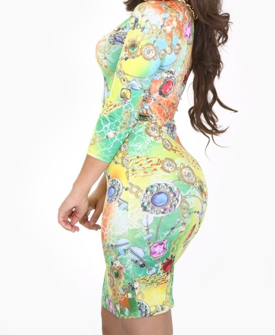Muti color dress