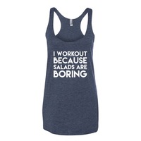 Salads Are Boring Women's tank top - Thumbnail 2