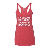 Salads Are Boring Women's tank top - Thumbnail 7