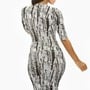 Black and white track dress-1