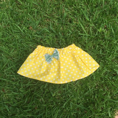 Summer polka-dot skirt