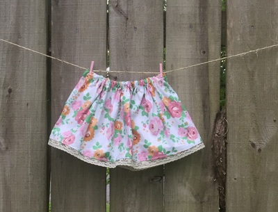 Floral Lace Skirt